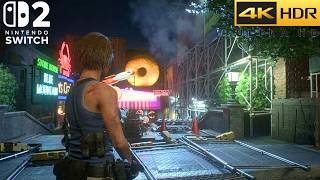 Resident Evil 3 Remake (Switch 2) 4K 60FPS HDR Gameplay - (Switch 2 Version)