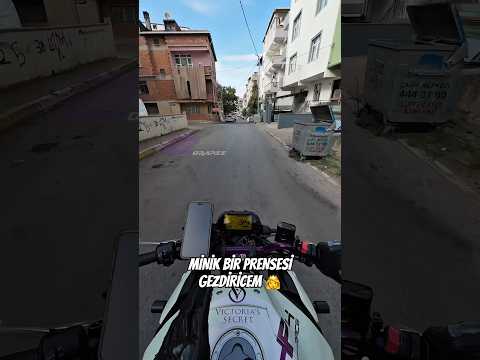 PRENSESİ GEZDİRDİM 👸 #motor #motosiklet #motovlog #djiosmoaction4 #çocuklariçin