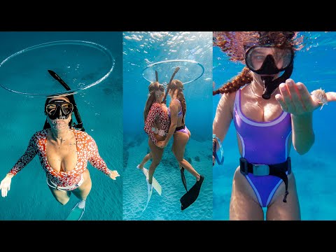 2 girls 1 ring! (Freediving VLOG + CRAZY story)