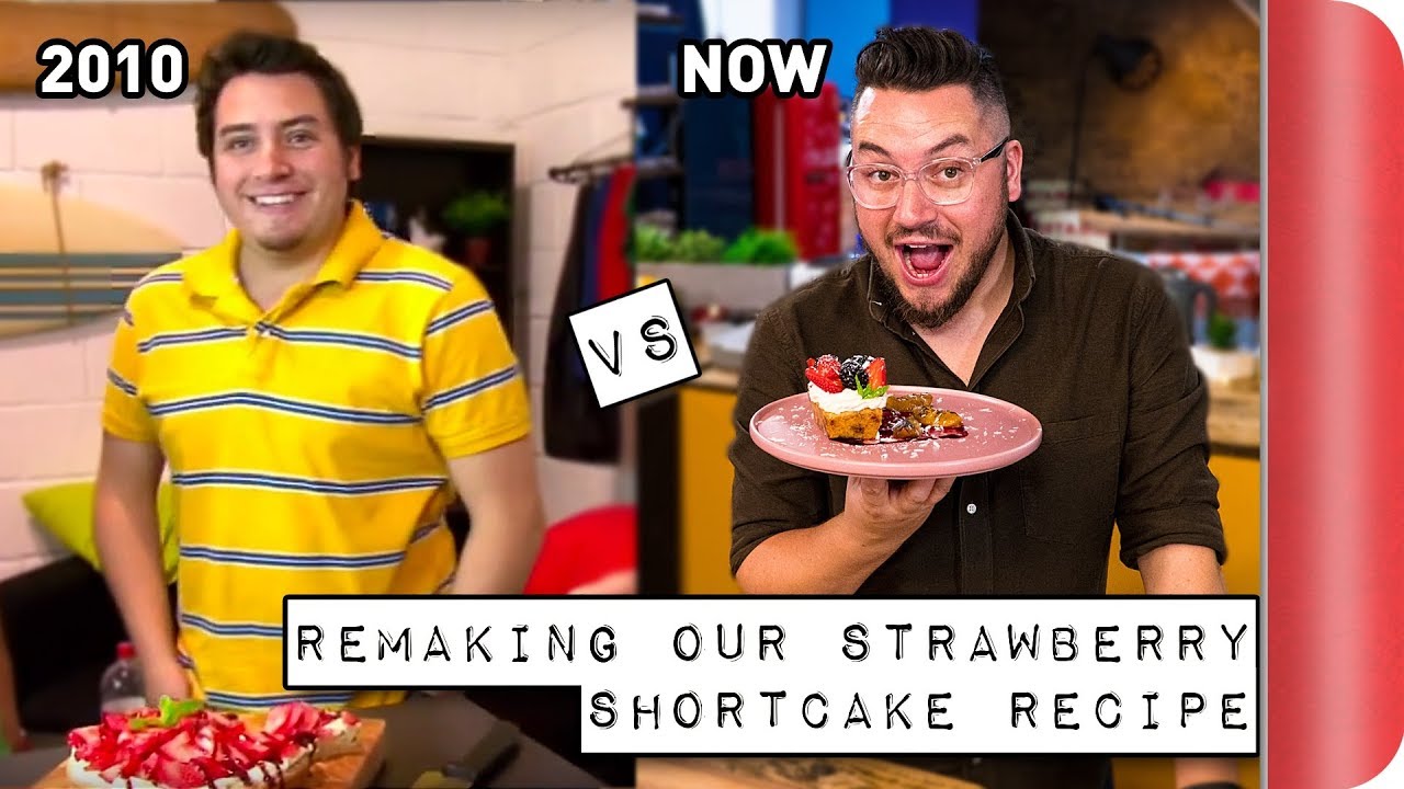 Remaking and Reviewing our old STRAWBERRY SHORTCAKE Recipe 2010 vs 2018