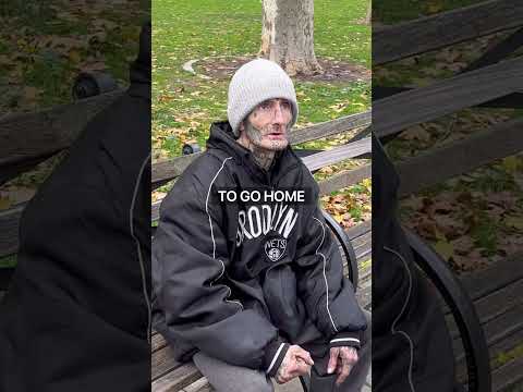 Tough Homeless Man Shows His EMOTIONAL Side ๐ขโค๏ธ