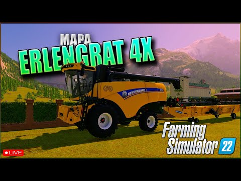 🔴LIVE ON 👉MAPA ERLENGRAT 4X📢VAMOS TESTA ESSE MAPA✔📢🚜FS22 Mapas✔#live