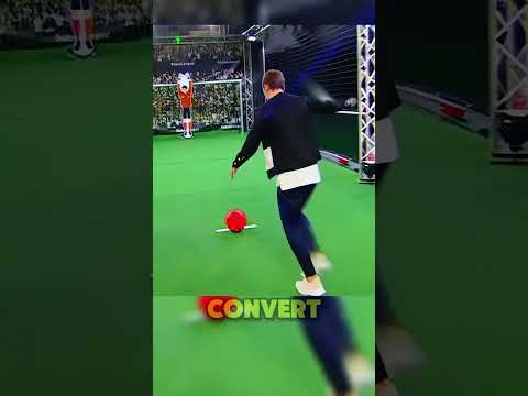 No one can beat this robot goalkeeper, except this man! 😮
