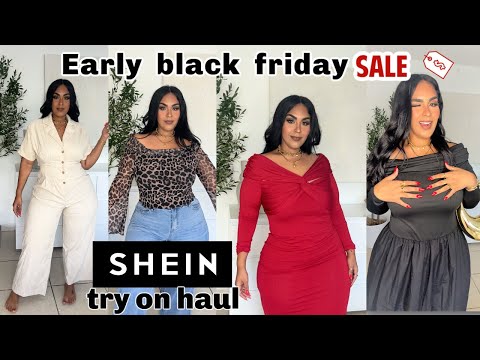 PLUS SIZE TRY ON HAUL 2024 SHEIN Black Friday Early Access ROPA PLUS SIZE