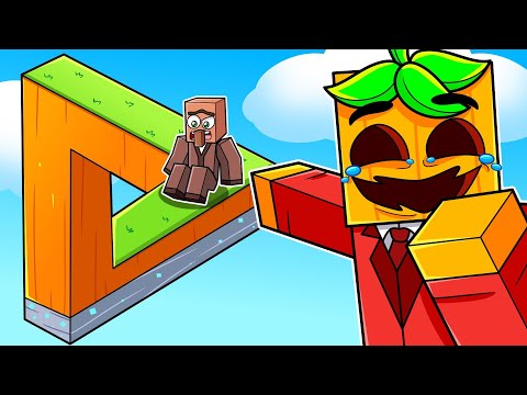 TROLLEÉ al ALDEANO con ILUSIONES en Minecraft!