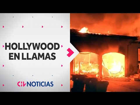 HOLLYWOOD EN LLAMAS: Famosos debieron evacuar por incendios sin control - CHV Noticias