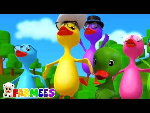 Cinco Patos Grandes y más Rima Popular en Español por Farmees