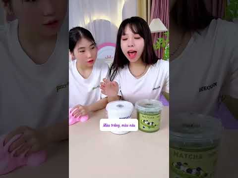 Review Slime nước màu sắc #funny #funnyshorts