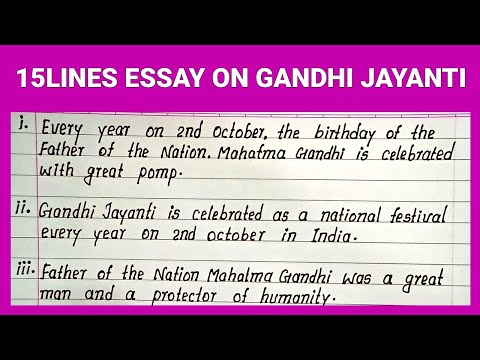 15 Points English Essay on Gandhi Jayanti | Best Easy English Essay on Mahatma Gandhi Jayanti