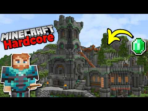 I Built an EMERALD FACTORY in my Hardcore Minecraft Forever World
