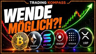 KRYPTO: Ist das Schlimmste vorbei? 👀 Bitcoin, Ethereum, Solana, XRP, Render, Fetch.ai Analyse