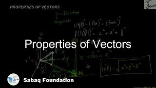 Properties of Vectors