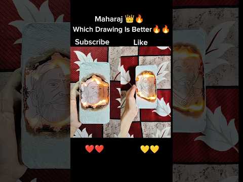 Which Drawing Is Better 🔥🔥// #chhaava #sambhuraje #maharashtra  #chhatrapatisambhajimaharaj