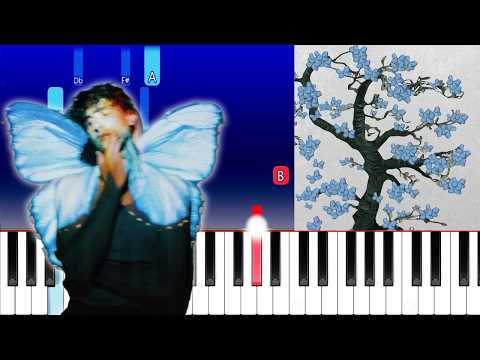 JVKE - butterflies feat. TAEHYUN & Kim Chaewon (Piano Tutorial)