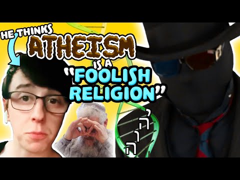 Car Christian Says Atheism is a FOOLISH RELIGION - A Response