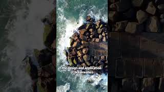 Port breakwater #shorts #shortvideo #knowledge #floodcontrol #sea