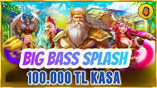 SLOT OYUNLARI | 100.000 TL KASA İLE BİG BASS SPLAH OYNUYORUZ!