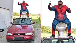Superhero Car With Gadgets