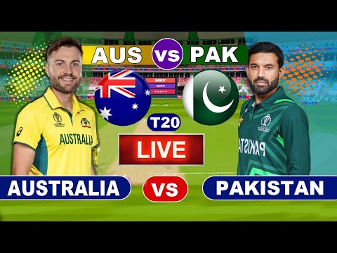 Live PAK Vs AUS Match Score |Live Cricket Match Today|PAK vs AUS 1st T20 live 2nd innings Last 3 Ove