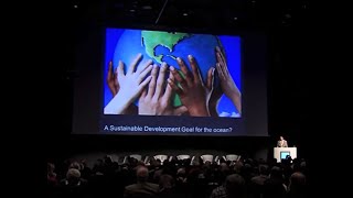Ghislaine Maxwell speaks at an Arctic Circle Conference about the UN Sustainable Development Goals
