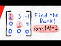 Matrix Rank and Row Echelon Form