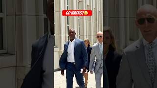 Wow. The LOOK Chauncey Billups gave me as he rolled into court today….
