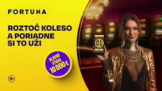 Roztoč vo Fortuna Casine každý deň počas leta Koleso šťastia plné bonusov a vyhraj až 10 000 €! 🔥