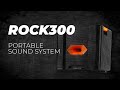 Vonyx ROCK300 Rechargeable Portable PA Speaker System
