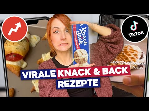 Ich teste VIRALE Knack & Back Rezepte von TikTok 2024