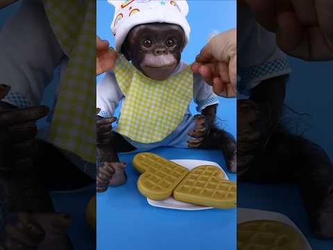 🍴🐵 ¡Preparando el Desayuno de Coco: Gofres de Corazón! 💖✨ Mono Reborn