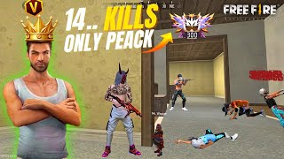 Peak Under My Control! 14 Kills with MP40 & XM8 | Free Fire Beast Returns