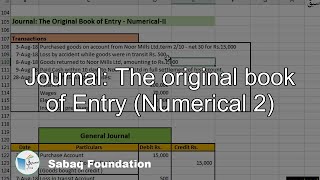 Journal: The original book of Entry (Numerical 2)