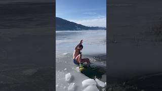Ice Swim / Skate - Alpsee 🇩🇪 #iceswimming #godislove