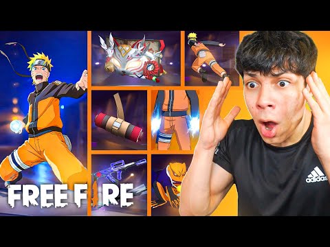 SÓLO PUEDO USAR COSAS DE NARUTO EN FREE FIRE TERMINA MAL - Yair17