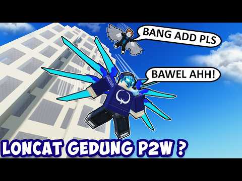 AKU CURANG AGAR JADI OP DI ROBLOX LONCAT GEDUNG INI ? | Roblox Climb and Jump Tower Indonesia