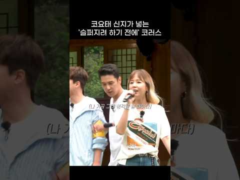 [신지] 코요태 신지가 넣는 '슬퍼지려 하기 전에' 코러스