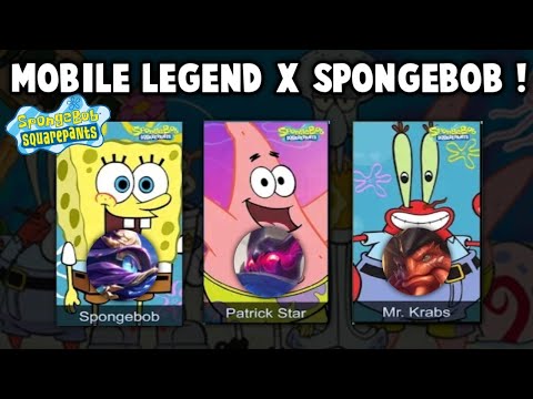 MOBILE LEGEND X SPONGEBOB! CYCLOPS SPONGEBOB, GLOO PATRICK, BANE MR KRABS ? UPDATE SURVEI KOLABORASI