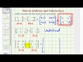 Matrix Addition and Subtraction Concepts