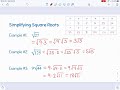 Simplifying Square and Cube Roots