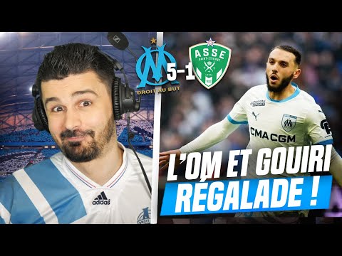 🔥GOUIRI doublé MAGNIFIQUE ENFLAMME le Vélodrome💙 (OM-ASSE 5-1) /🚨RABIOT, BENNACER, MURILLO en FEU!