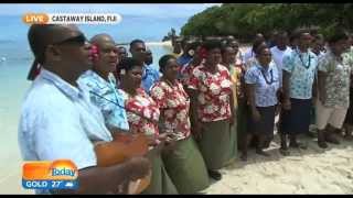Castaway Island, Fiji on The Today Show with Host Emma Freedman - Australia