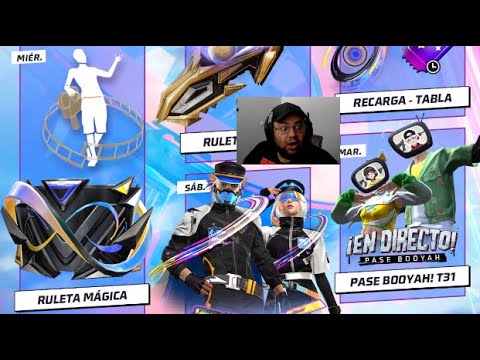 Nueva Agenda Semanal de FREE FIRE - P90 Evolutiva, Pase BOOYAH, Ruleta Mágica, de Tokens y Más!!
