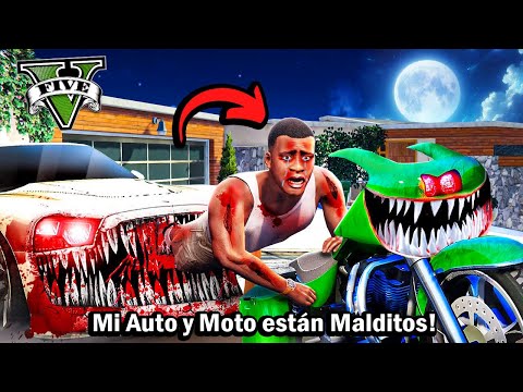 GTA 5 El AUTO y MOTO de Franklin están MALDITOS 😨! Loquendo 2024