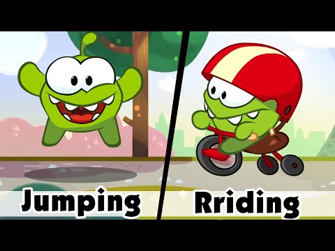 ✏️Learn Action Words with Om Nom | Fun Preschool Learning Videos🍎 | Learn With Om Nom