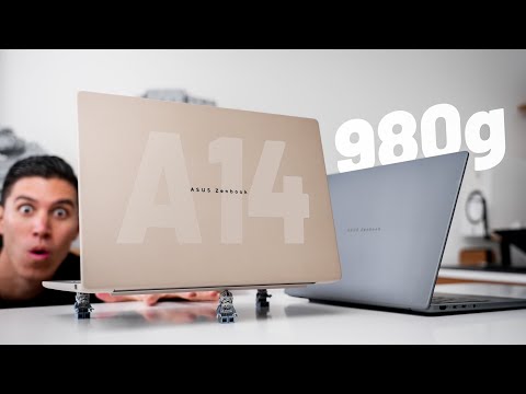 ASUS Zenbook A14 REVIEW - The Lightest Laptop of 2025!