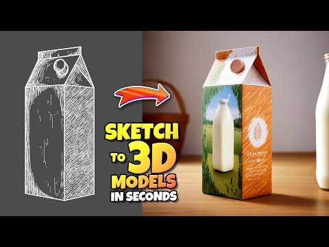 How to Turn your Rough Sketches into 3D Images using BACKGROUND DIFFUSION in PromeAI!