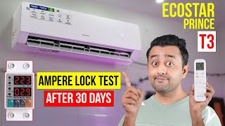 EcoStar Prince T3 Inverter AC Review After 30 Days  - Ampere Lock Test - Cool & Heat - Best AC?