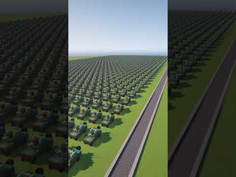 4.000 Panzer in Minecraft visualisiert [Teil 1]