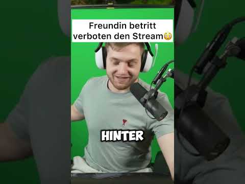 Freundin betritt verboten den Stream😳