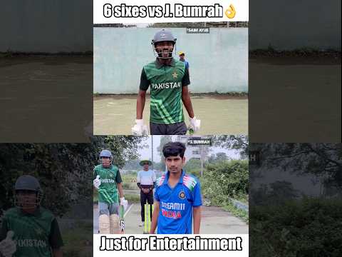 Jasprit Bumrah vs Saim Ayub😯 “6 Sixes in a Over🫤” #cricket #trending